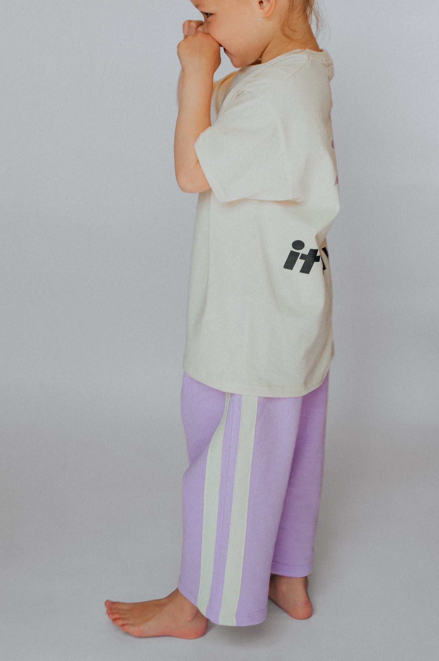 RACER PANTS - LILAC