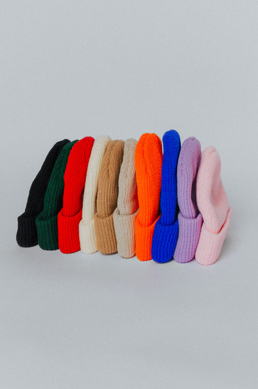 KNIT BEANIE HAT