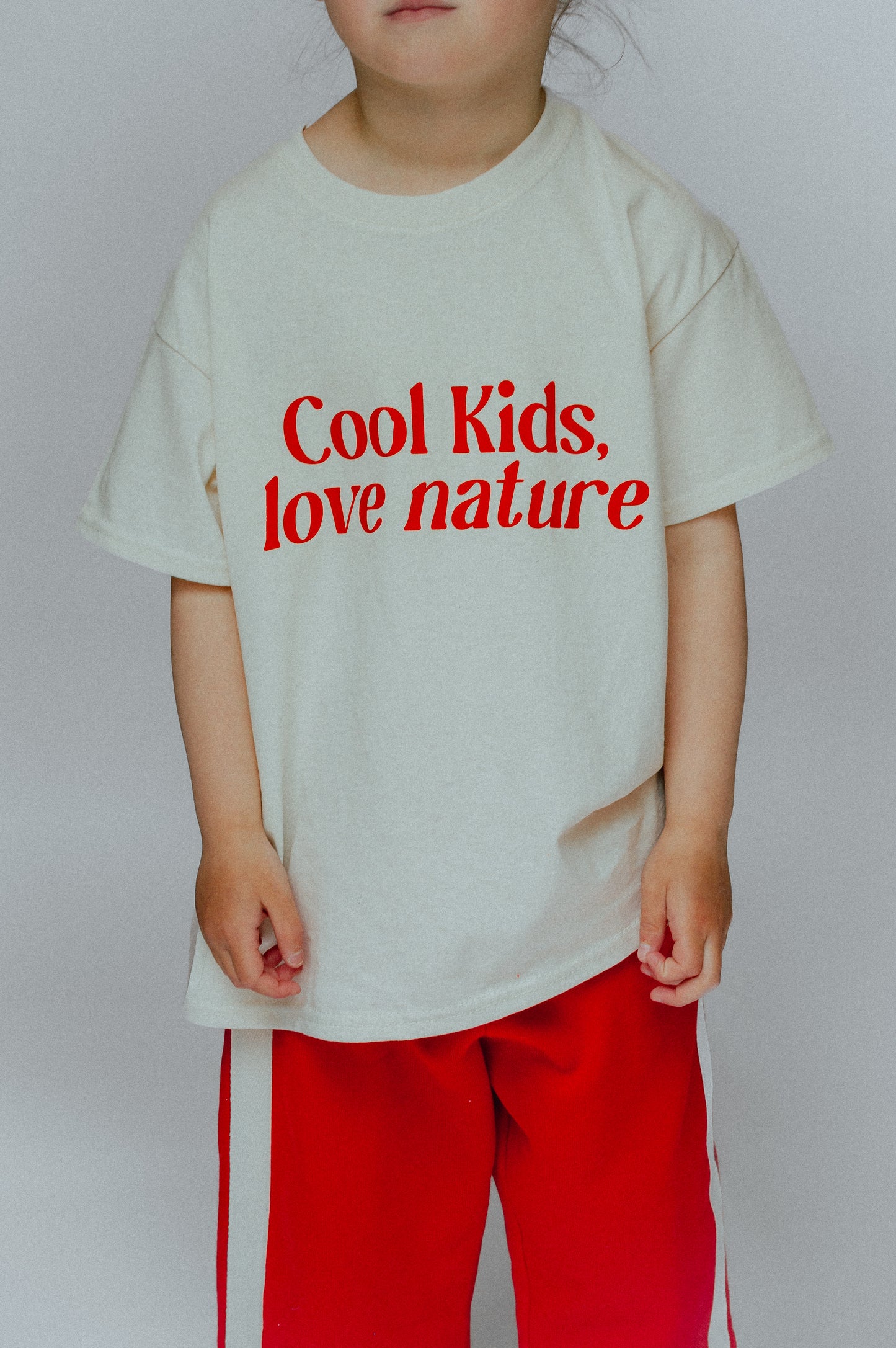 COOL KIDS TEE - RED SAND