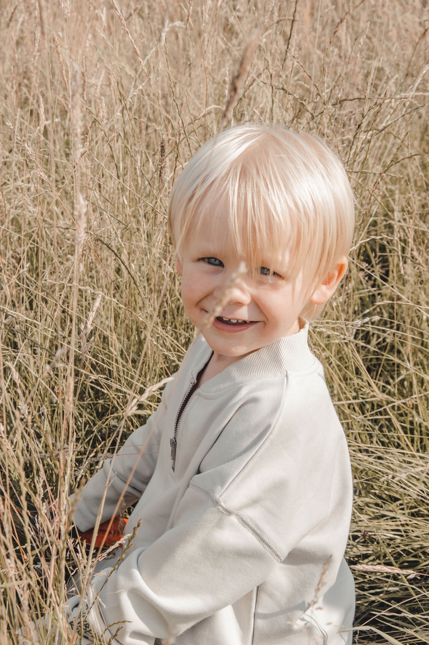 ZIP SWEATSHIRT - GREY