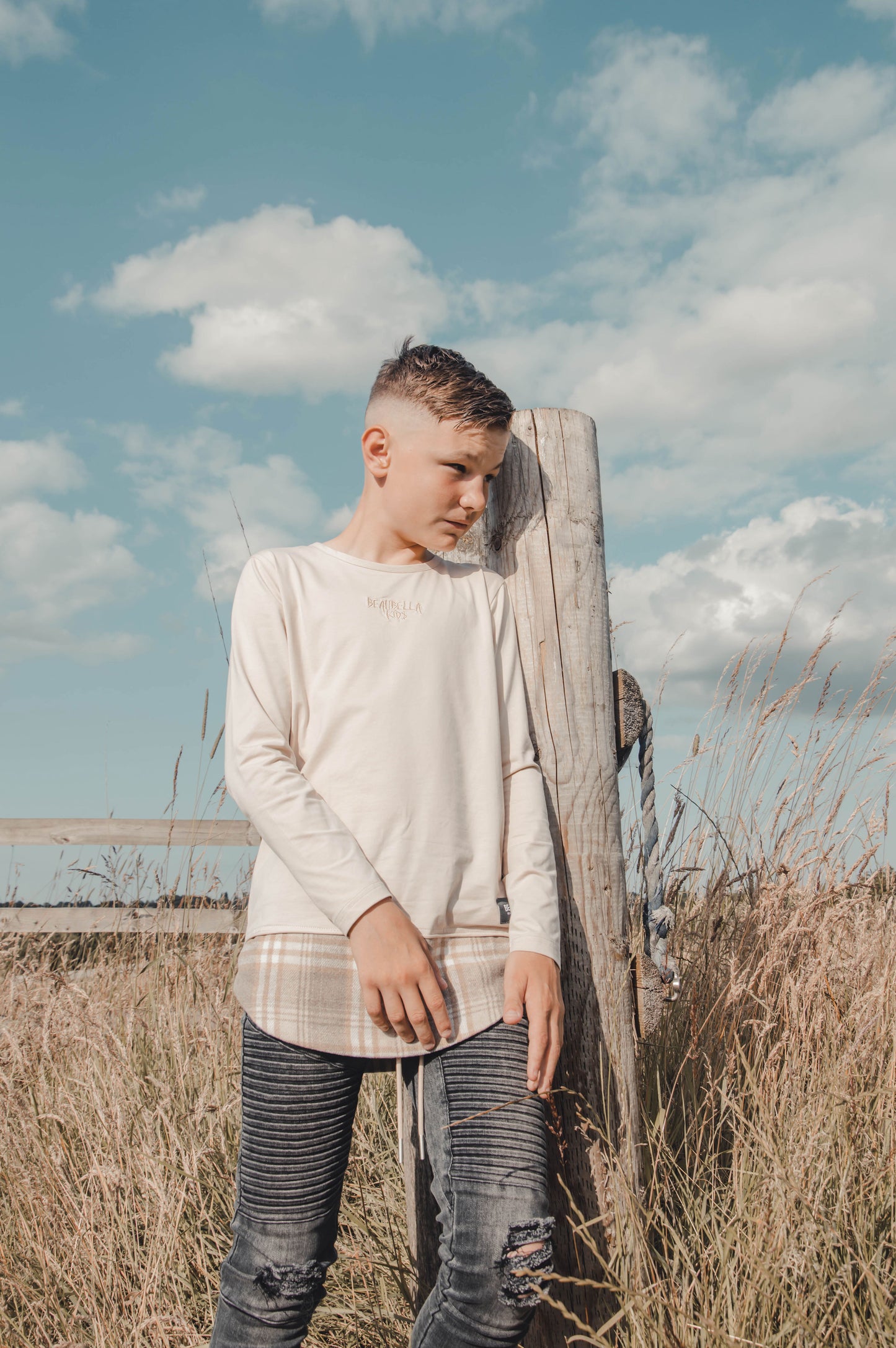 BIKER JEANS - ACID BLACK