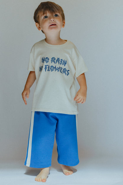 NO RAIN NO FLOWERS TEE - CREAM