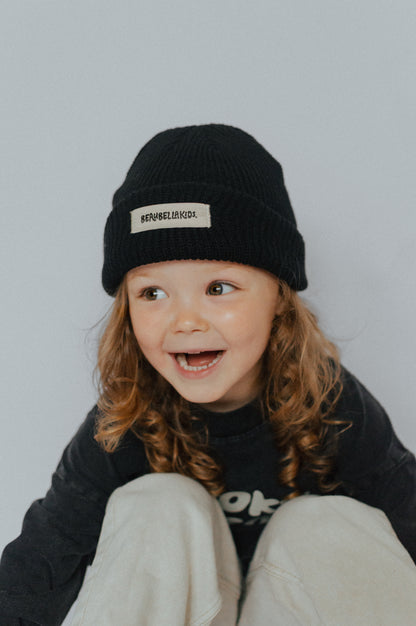 KNIT BEANIE HAT