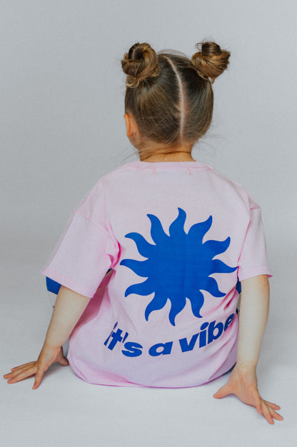 ITS A VIBE TEE - PINK