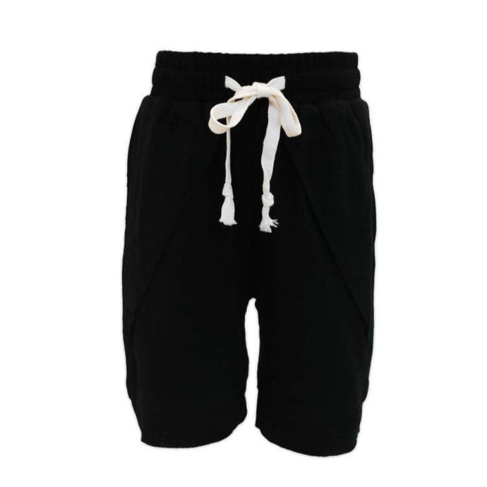 LAYERED SHORTS - BLACK