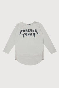 FOREVER YOUNG TEE - GREY