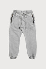 Load image into Gallery viewer, BASICS JOGGER PANTS - ACID WASH GREY