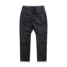 Load image into Gallery viewer, BIKER JEANS - ACID BLACK