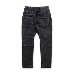 BIKER JEANS - ACID BLACK