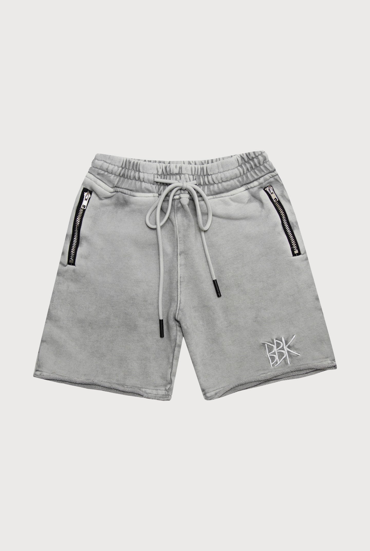 BASICS SHORTS - ACID WASH GREY