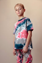 Load image into Gallery viewer, TIE DYE SHORT SLEEVE SWEATSHIRT
