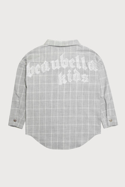 ZIP PLAID SHACKET