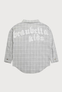 ZIP PLAID SHACKET