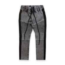 Load image into Gallery viewer, BIKER JEANS - ACID GREY