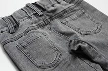 Load image into Gallery viewer, BIKER JEANS - ACID GREY