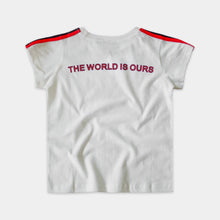 Load image into Gallery viewer, STRIPE SLEEVE TEE - WHITE