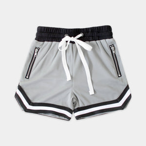 MESH BALLER SHORTS - GREY