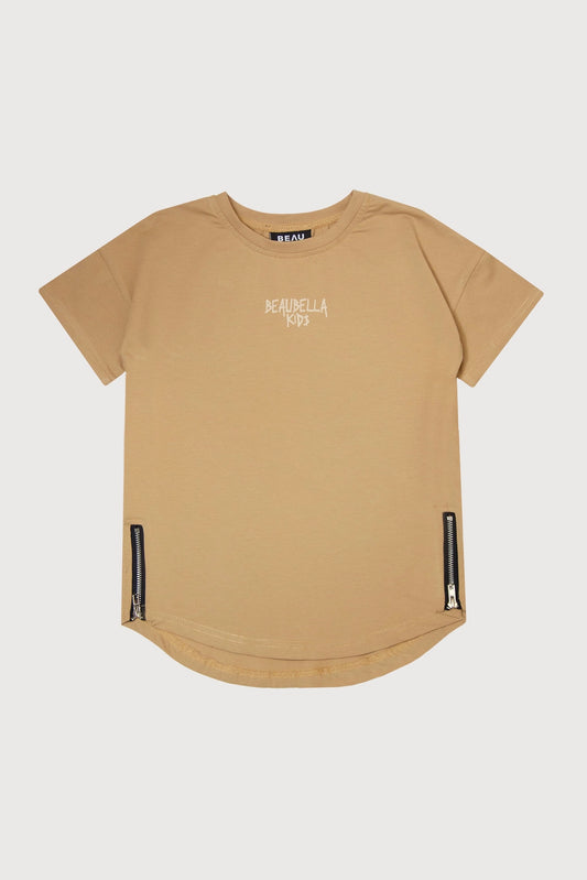 BASICS TEE - TAN